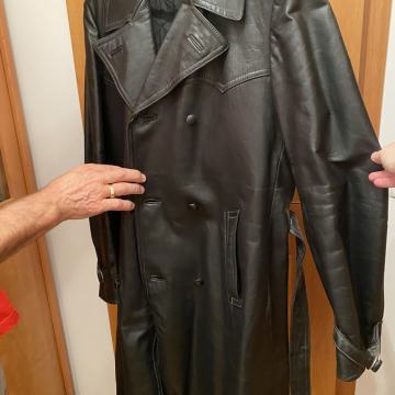 100% goveje usnje- Moški plašč