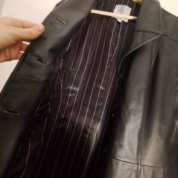 Usnjen plašč, velikost M