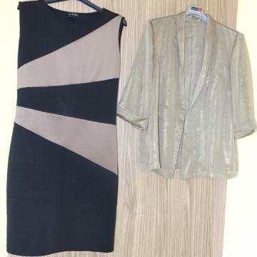 38 M ženska oblačila: obleka in sako suknjič jopica