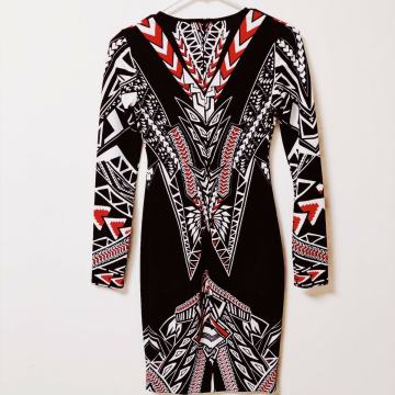 NOVA BISOU OBLEKA Z AZTEŠKIM VZORCEM (NC 89$) 34/36