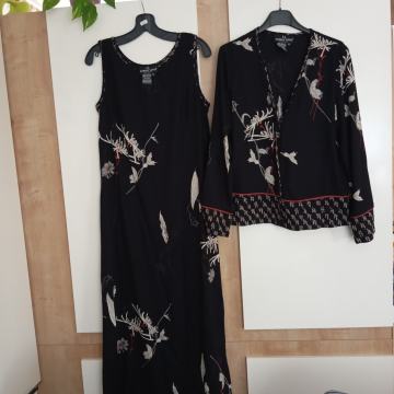 CAROLE LITTLE  ZDA NOVA MAXI OBLEKA IN SUKNJIČ 38/40