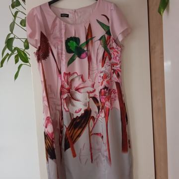 GERRY WEBER  ROZA CVETLIČNA OBLEKA M