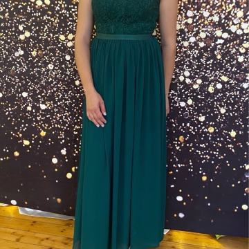 Svečana obleka z čipkami (UNI velikost)