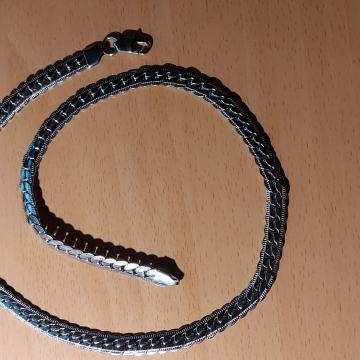 Masivna verižica-ogrlica 8mm,56cm,kiru.jeklo
