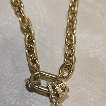 Masivna zlata verižica-NERJAVEČE jeklo