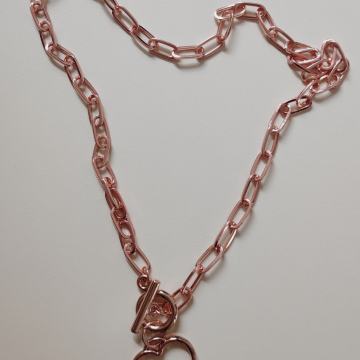 ROSE GOLD VERIŽICA SRCE