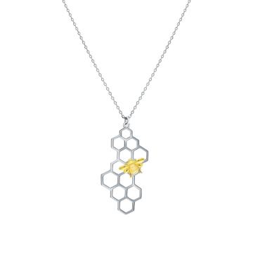 Nova srebrna verižica Čebela 45 cm