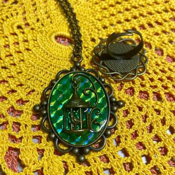 Unikaten komplet verižice in prstana