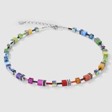 Verižica multicolour rainbow GeoCUBE®