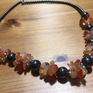 verižica jantar kamni