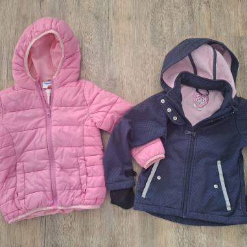 2x jakna za deklico 110 (S-oliver, Topolino)
