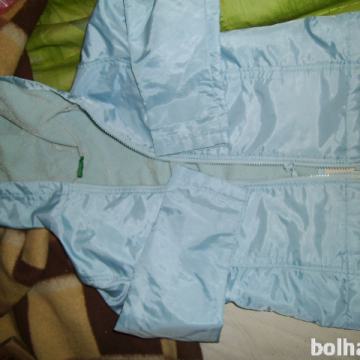 Dekliška jaknica-tanjša, modra, BENETTON, VEL 122