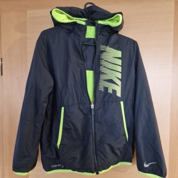 NIKE otroška vetrovka s kapuco in podložnim flisom - obojestranska