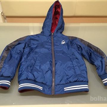 PREHODNA jakna obojestranska Benetton 128 oz.130 cm