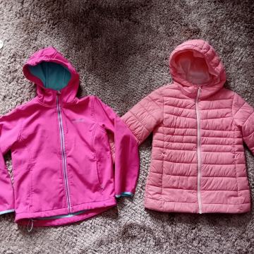 Prodam v kompletu prehodne jaknice  št. 140/146