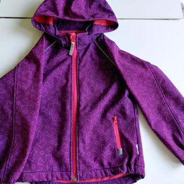 Temno vijoličen windstopper Name it, št. 122, 6-7 let