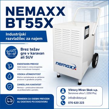 NAJEM / IZPOSOJA INDUSTRIJSKIH RAZVLAŽILCEV ZRAKA