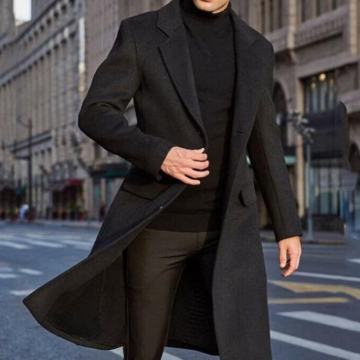 Plašč Pier Ferri črna barva XL