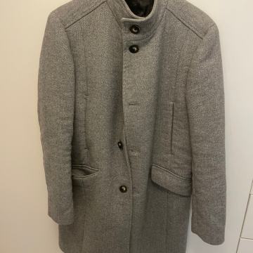 Mcneal plašč volnen  2x črn in siv Large(medium)