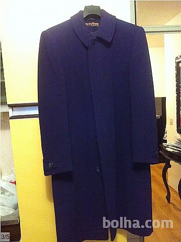 IZREDNO UGODNO! Odličen moden moški plašč iz kašmirja, št. 52