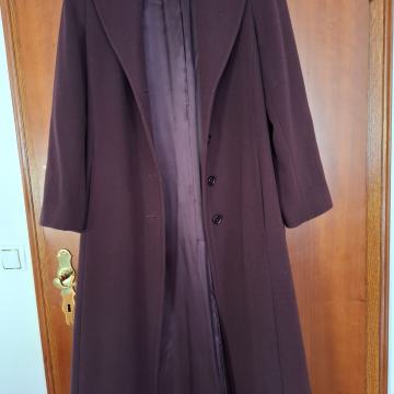 Plašč ženski št 40 rjavo rdeč