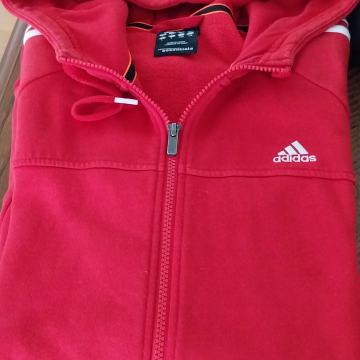 HUDI ADIDAS RDEČE BARVE ORIGINAL ŠT. L -20,00 eur