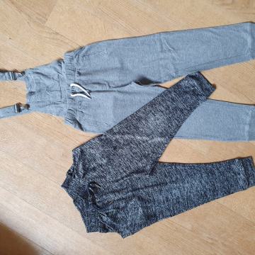 Dve dekliški trenirki velikost 122/128 oz. 7-8 let