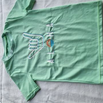 Fantovska majica GAP z uv zaščito od 4-5 let 110 cm zelena Aloha