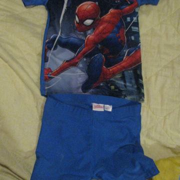 Fantovske kopalne hlače+majica,SPIDERMAN, VEL 98-104
