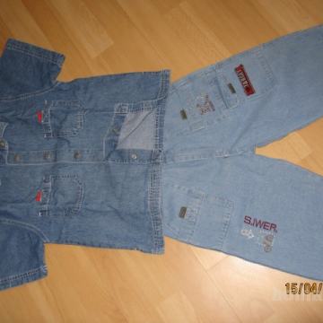 JEANS KOMPLET deček 5-6 let