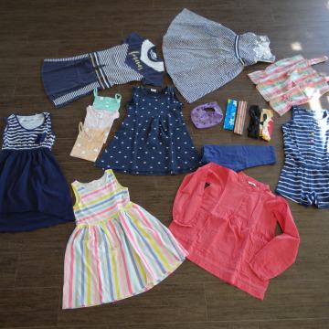 KOMPLET DEKLIŠKIH OBLAČIL ZA POLETJE VEL. 122/128