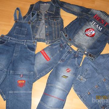 KOMPLET JEANS deček 5-6 let