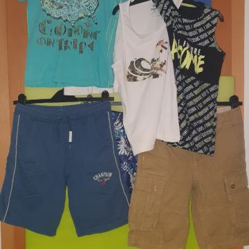 Komplet majica hlače kopalke pižama Champion GAP H&M 146/152 10-12 let