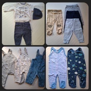 Komplet oblačil za fantka, velikost 74 – 9 kosov