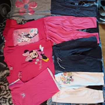 Komplet oblačil poletno punca vel.128/8let