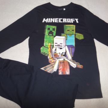 Majica in hlače - komplet Minecraft, št. 158/164 (1x obleče, kot nov)