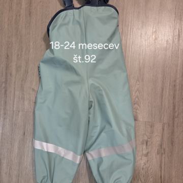 Podložene dežne hlače Playshoes št.92 (18-24 mesecev)