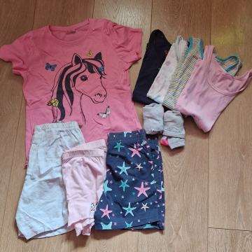 Poletni komplet puncka vel.122/128