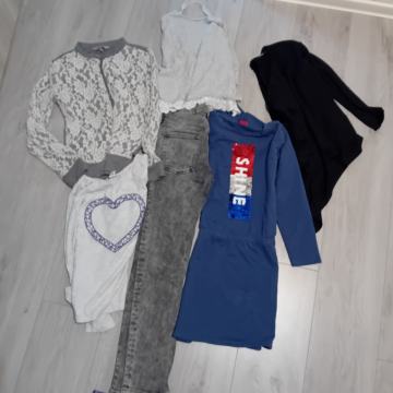 Prodam komplet oblačil v št. 146/152,152