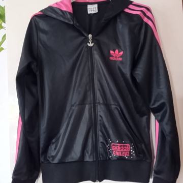 ADIDAS ORIGINAL ČRNA JAKNA S/M