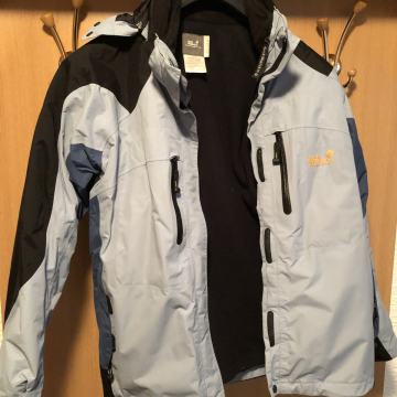 Ženska pohodniška jakna s flisom velikost XL - Jack Wolfskin