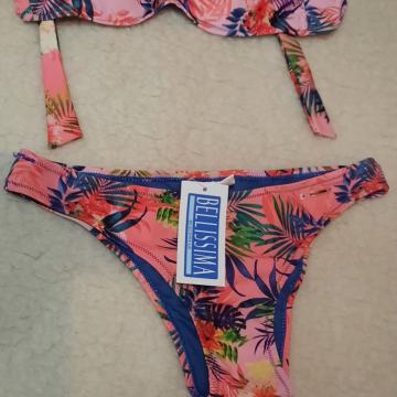 Prodam NOVE ž.kopalke roza, vzorec št.44 B (it.št) primerne S/M 15 EUR
