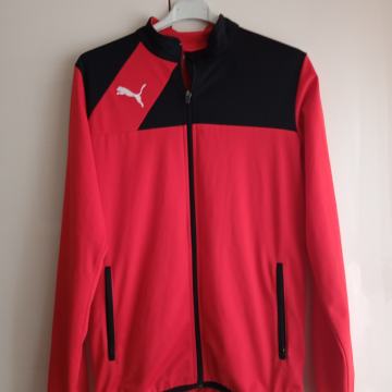 PUMA ORIGINAL RDEČE ČRNA JAKNA - KOT NOVA 38/40