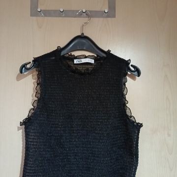 Zara črn top M/L