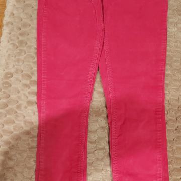 Dekliške žametne hlače Benetton št. 140