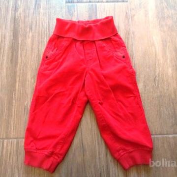 H&M tanjše žametne hlače št. 92