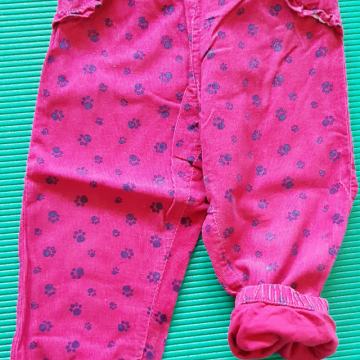 Hlače podložene žametne št. 86