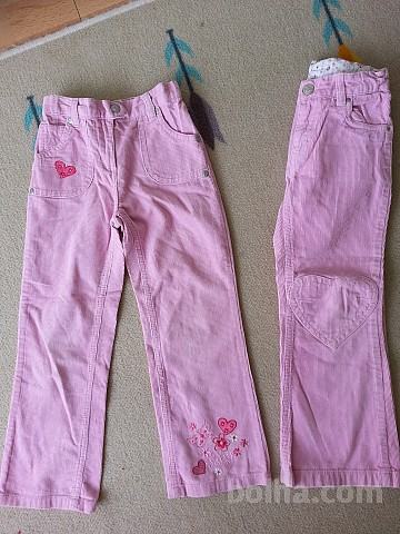 HLAČE ŽAMETNE 110/116