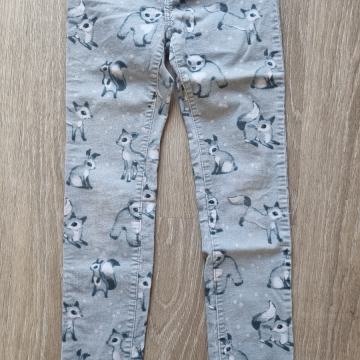 Žametne H&M legice, pajkice št. 128