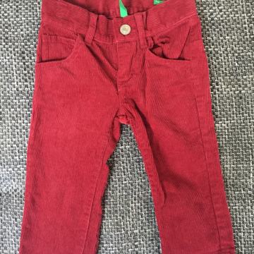 Žametne hlače Benetton št.74